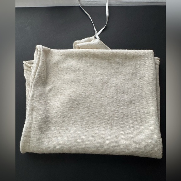 Batik linen flax blend top in Ecru size L - Picture 9 of 12